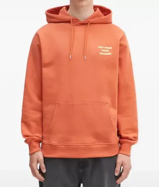 Orange Oversized Hoodie