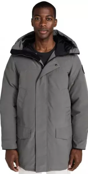 Black Disc Langford Parka Coastal Grey-Gris