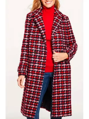 The Today Show 2025 Dylan Dreyer Tweed Coat