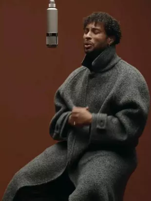 A Color Show Disiz Try Try Try Grey Long Coat