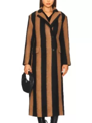 TYATR Courtney Hope Striped Coat