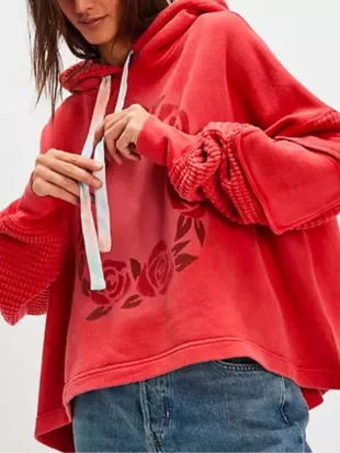 Run Away 2026 Ellie Henry Red Floral Hoodie