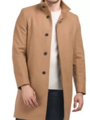 The Young and the Restless Nick Newman Camel Coat