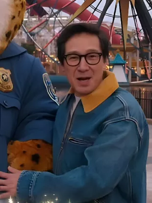 Ke Huy Quan Christmas Day Parade Denim Jacket