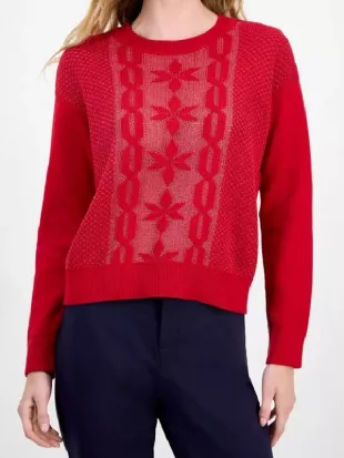 Brooke Logan Bold and Beautiful Red Sweater