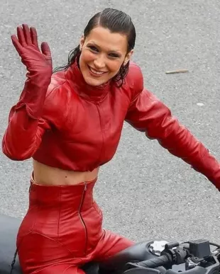 The Beauty Bella Hadid Leather Jacket