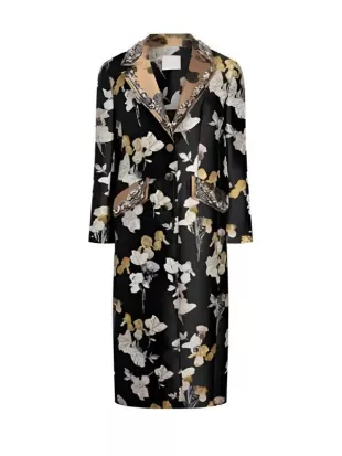 Beyond The Gates 2026 Tamara Tunie Floral Beaded Coat