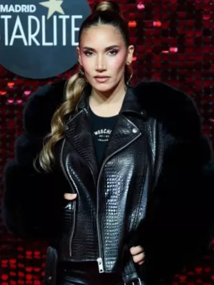 India Martínez Billboard No.1s Black Leather Jacket