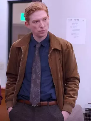 The Paper S01 Domhnall Gleeson Corduroy Jacket