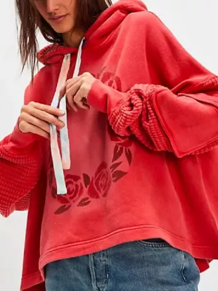 Run Away 2026 Ellie Henry Red Floral Hoodie