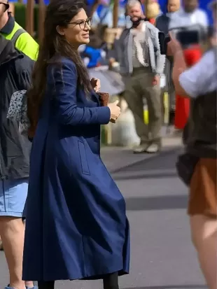 Practical Magic 2 Sandra Bullock Blue Coat