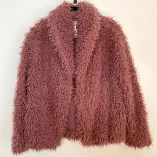 Dusty Rose Faux Fur Jacket
