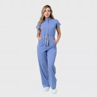 4-Pocket Loose Fit Scrub Jumpsuit Jog009
