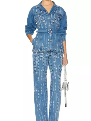 Beyond the Gates 2026 Chelsea Hamilton Denim Embellished Jacket