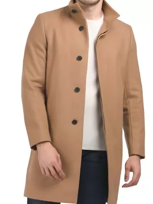 The Young and the Restless 2025 Nick Newman Camel Coat