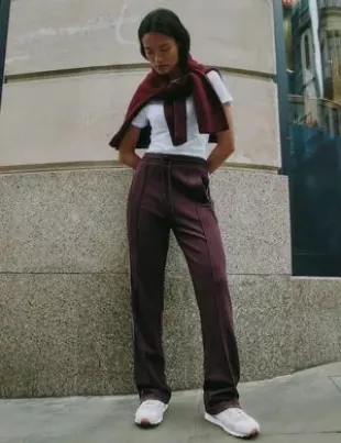 Side Stripe Wide Leg Joggers