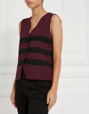 Thalia Knit V-Neck Waistcoat