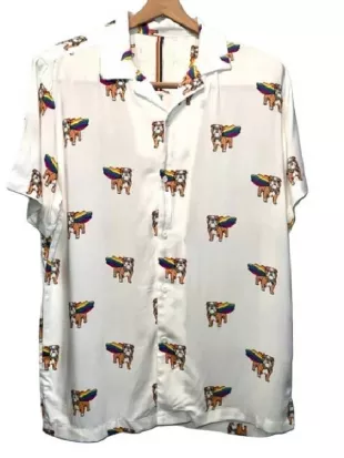 Rupauls Drag Race S18 Vita VonTesse Dogs Printed Polo Shirt