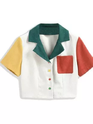 Rupauls Drag Race S18 Mandy Mango Colorblock Shirt