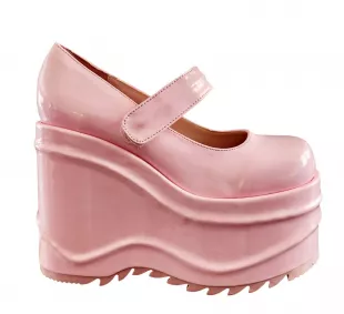 Wave 32 Baby Pink Platform Mary Janes