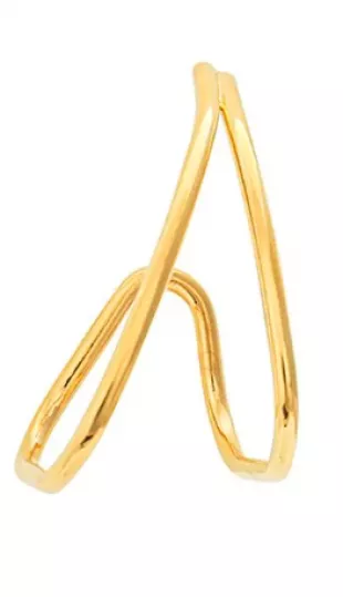 Gold Double Hoop Earrings