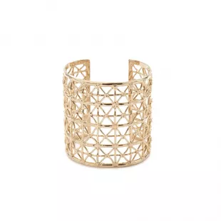 Gasometro Cuff Gold Plated Bronze