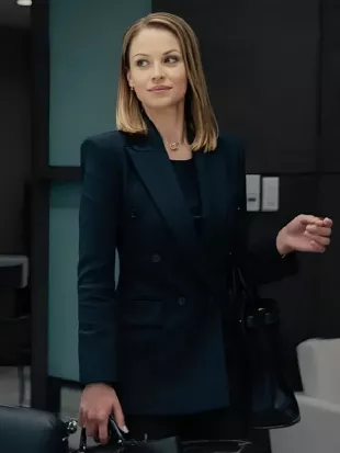 Landman S02 Rebecca Falcone Black Blazer