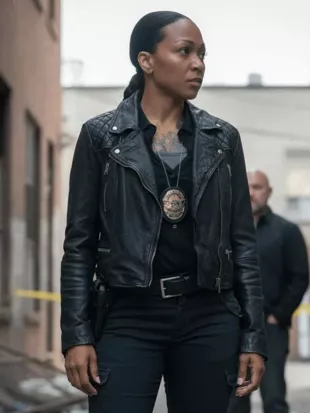 Mercy Kali Reis Biker Leather Jacket