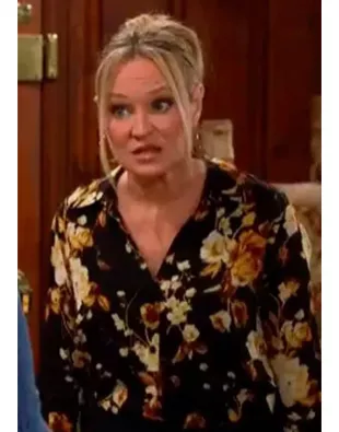 The Young And The Restless 2026 Sharon Newman Floral Blouse