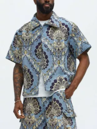 Rupauls Drag Race S18 Blue Print Shirt