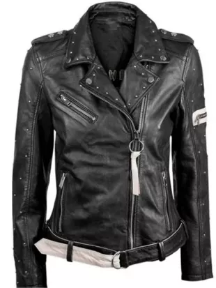 The Young And The Restless 2026 Catherine Kresge Black Leather Jacket