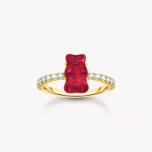 Mini Red Goldbear Ring