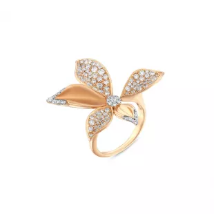 Gloria Gold Diamond Large Ring