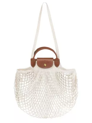 Le Pilage Filet L Mesh Bag in White