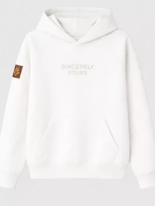 Sincerely Yours Salish Matter White Hoodie