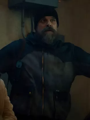 Stranger Things S05 Jim Hopper Leather Jacket