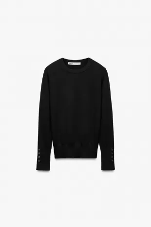 Basic Plain Knit Jumper