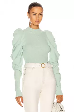 Drea Drape Sleeve Sweater
