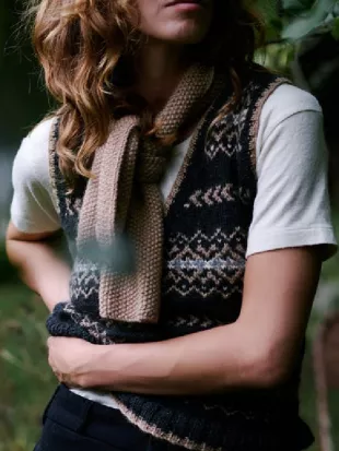 The Traitors UK S04 Claudia Winkleman Fair Isle Vest