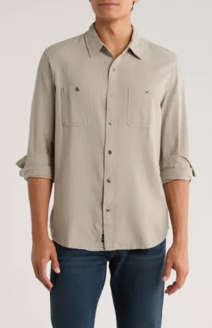 Mason Slub Twill Button-Up Shirt