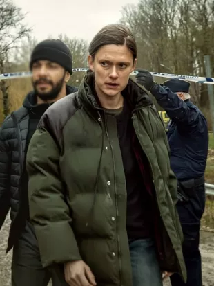 Synden Krista Kosonen Green Puffer Jacket