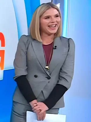 The Today Show 2026 Jenna Bush Hager Gray Blazer