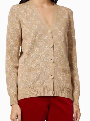 Real Housewives of Potomac S10 Gizelle Bryant Beige Cardigan
