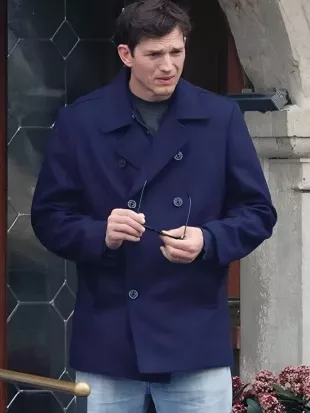 The Beauty 2026 Ashton Kutcher Blue Peacoat