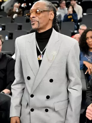 Snoop Dogg Golden State Warriors v Los Angeles Grey Blazer