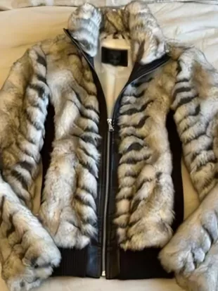 General Hospital Braedyn Bruner Faux Fur Jacket