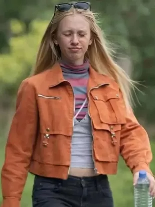 Girl Taken 2026 Tallulah Evans Orange Jacket