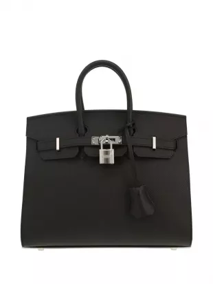 Pre-Owned Birkin 25 Leather Handbag