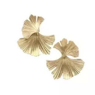 Large Double Flower Earrings