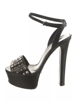 Leather Studded Accents Sandals